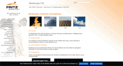 Desktop Screenshot of bestattungen-fritz.de
