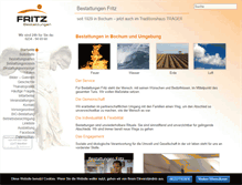 Tablet Screenshot of bestattungen-fritz.de